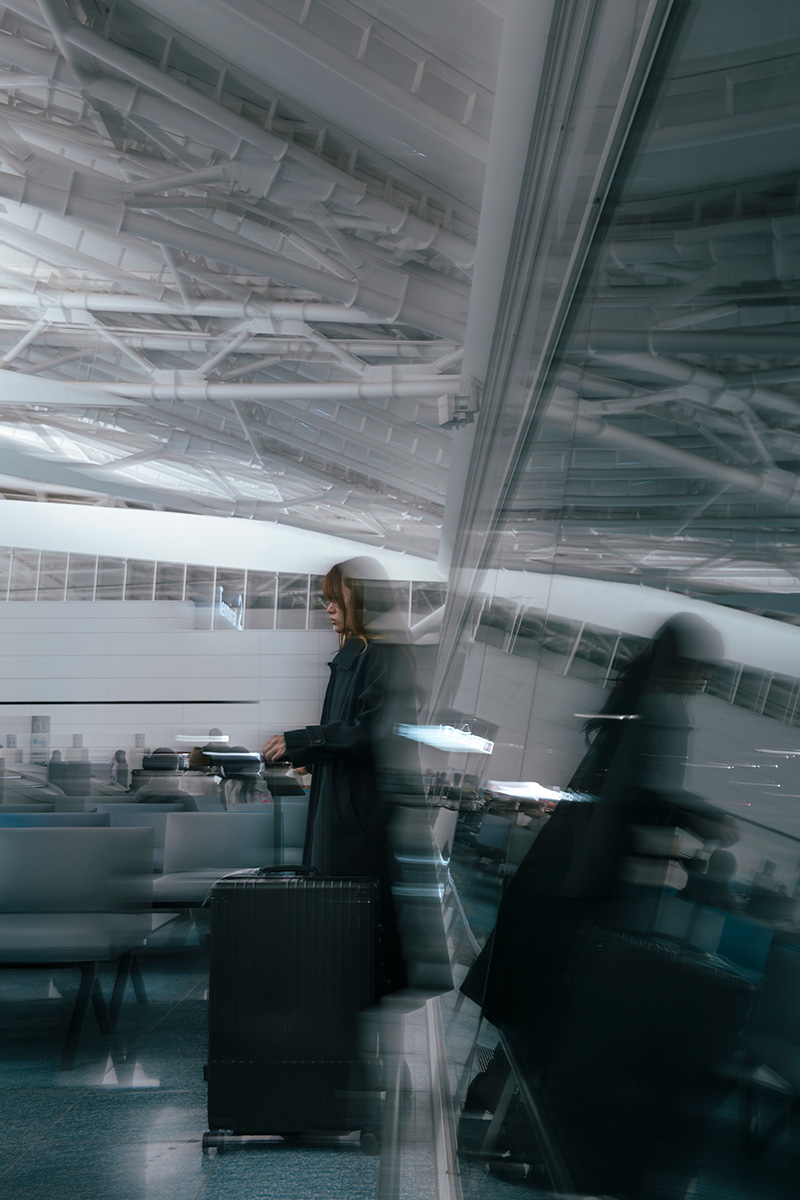 灰色のまま — 第2ターミナル国際線出発ロビー