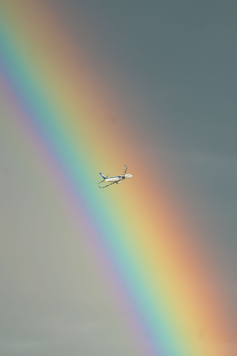 虹の航跡 — 第2ターミナル展望デッキ