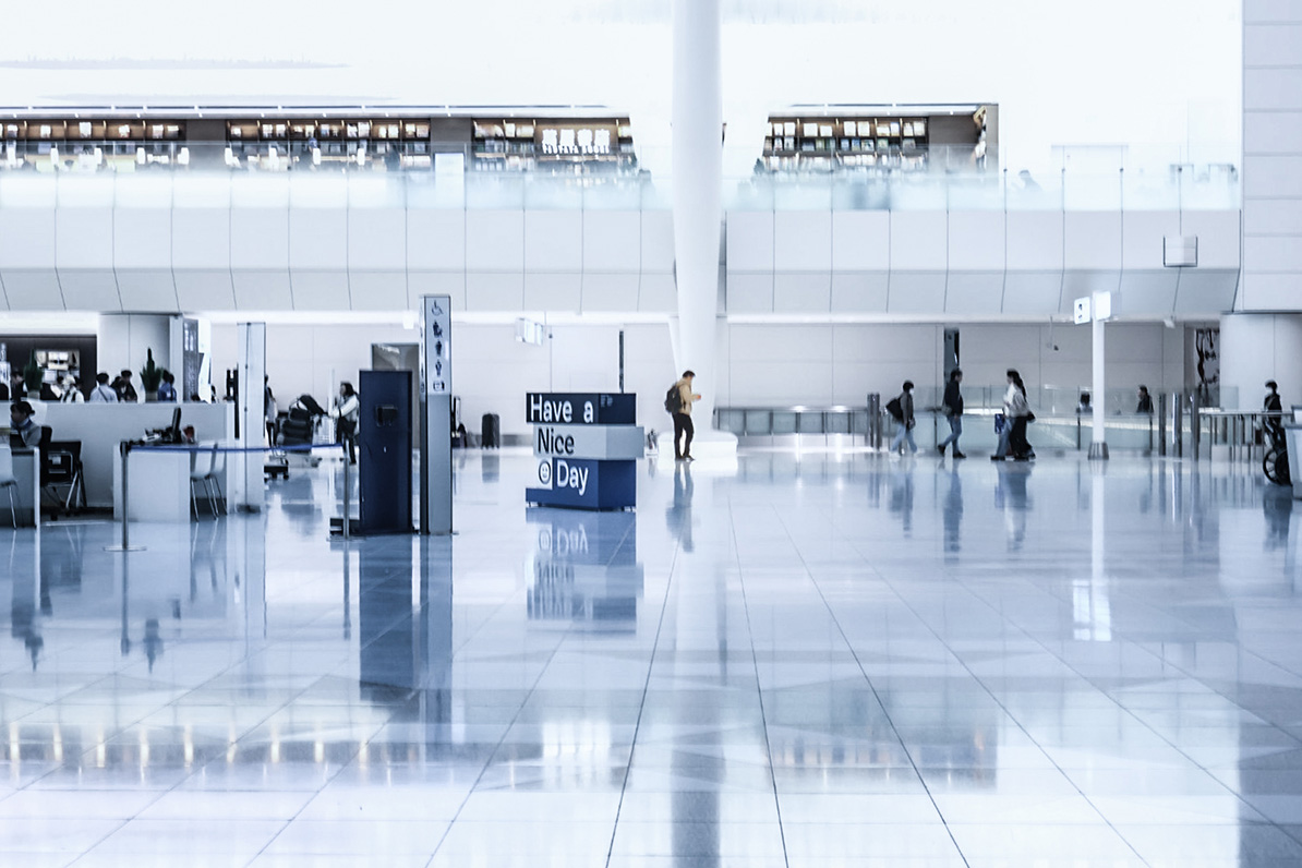 余白のターミナル — 第2ターミナル国際線出発ロビー